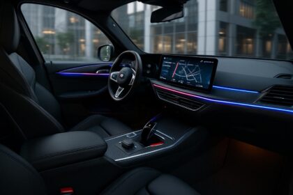découvrez un premier aperçu captivant de l'intérieur du futur bmw ix3m, le suv électrique sportif alliant design innovant et performances exceptionnelles.