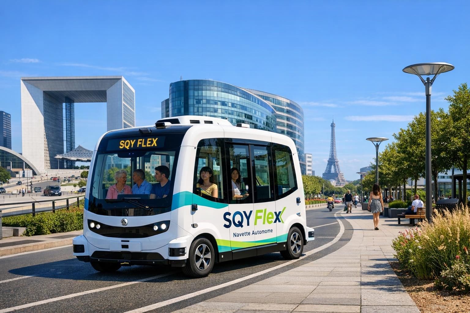 Lancement de la première navette autonome longue distance gratuite en milieu urbain près de Paris : 22 stations desservies sur 20 km - carblogfr.live découvrez le lancement de la première navette autonome longue distance gratuite en milieu urbain près de paris, reliant 22 stations sur un parcours de 20 km pour une mobilité innovante et écologique.