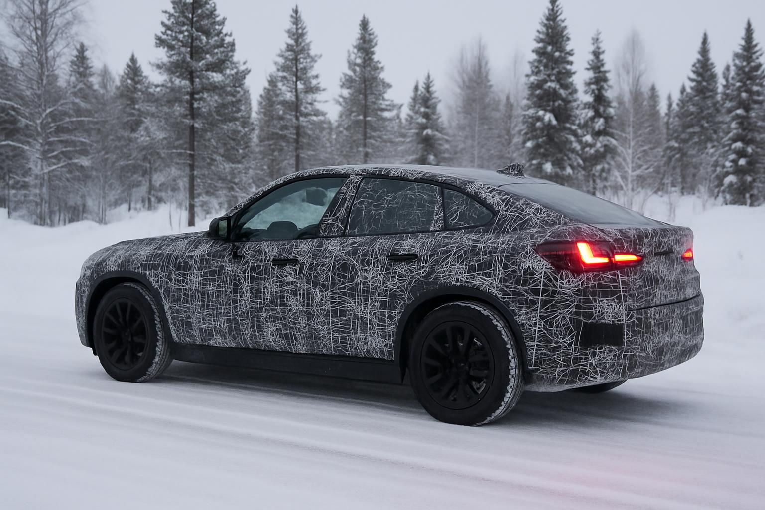 BMW iX4 : Premiers clichés et détails exclusifs sur le nouveau SUV coupé 100 % électrique - carblogfr.live découvrez les premiers clichés et les détails exclusifs du bmw ix4, le nouveau suv coupé 100 % électrique alliant performance, design innovant et technologies avancées.