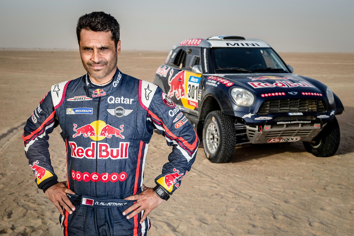nasser al-attiyah est prêt à relever le défi du rallye raid au portugal, déterminé à conquérir les pistes et à viser la victoire.