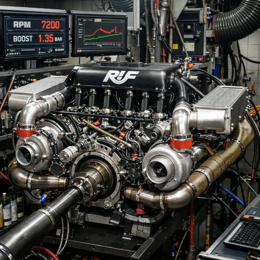 découvrez la dernière innovation de ruf, le magicien des porsche, avec son moteur flat-8 révolutionnaire qui repousse les limites de la performance automobile.